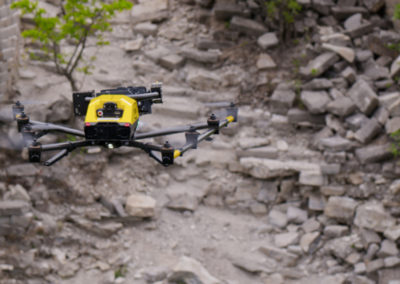 DRONES TO HELP RESTORE THE GREAT WALL OF CHINA